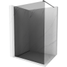 Mexen Kioto Walk-in Shower Wall 110 x 200 cm, Graphite 8 mm, Gun Gray Brushed - 800-110-101-66-40