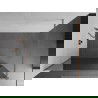 Mexen Kioto Walk-in Shower Panel 110 x 200 cm, Mirror 8 mm, Brushed Copper - 800-110-101-65-50