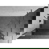 Mexen Kioto Walk-in Shower Wall 80 x 200 cm, Mirror 8 mm, Gun Gray Brushed - 800-080-101-66-50
