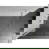 Mexen Kioto Walk-in Shower Wall 100 x 200 cm, Black Pattern 8 mm, Brushed Nickel - 800-100-101-97-77
