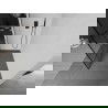 Mexen Kioto Walk-in Shower Wall 110 x 200 cm, Black Pattern 8 mm, Gun Gray Brushed - 800-110-101-66-78