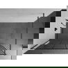 Mexen Kioto Walk-in Shower Wall 110 x 200 cm, Black Pattern 8 mm, Gun Gray Brushed - 800-110-101-66-78