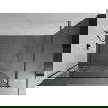 Mexen Kioto Walk-in Shower Panel 140 x 200 cm, White Pattern 8 mm, Gun Gray Brushed - 800-140-101-66-85