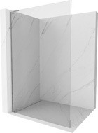 Mexen Kioto L Walk-in Shower Wall 100 x 200 cm, Transparent, Chrome - 800-100-103-01-00