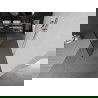 Mexen Kioto freestanding shower wall 120 x 200 cm, black pattern 8 mm, brushed nickel - 800-120-002-97-77