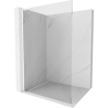 Mexen Kioto L Walk-in Shower Wall 115 x 200 cm, transparent, white - 800-115-103-20-00