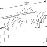 Mexen Erik surface-mounted shower set with a rainmaker and mixer tap Cetus, Black - 744340205-70