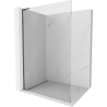 Mexen Kioto L Walk-in Shower Wall 110 x 200 cm, transparent, brushed gun gray