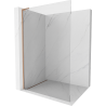 Mexen Kioto L Walk-in Shower Wall 95 x 200 cm, transparent, brushed bronze - 800-095-103-65-00