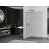 Mexen Kioto L Shower Wall Walk-in 105 x 200 cm, transparent, brushed copper - 800-105-103-65-00