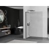 Mexen Kioto L Walk-in Shower Wall 50 x 200 cm, transparent, black - 800-050-103-70-00