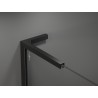 Mexen Kioto L Walk-in Shower Screen 85 x 200 cm, Transparent, Black - 800-085-103-70-00