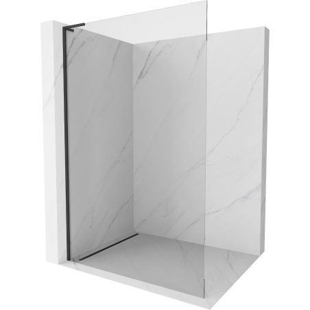 Mexen Kioto L Walk-in Shower Wall 95 x 200 cm, transparent, black - 800-095-103-70-00