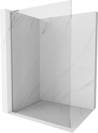 Mexen Kioto L Walk-in Shower Wall 60 x 200 cm, transparent, brushed nickel - 800-060-103-97-00
