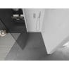 Mexen Kioto L Walk-in Shower Wall 115 x 200 cm, Transparent, Brushed Nickel - 800-115-103-97-00