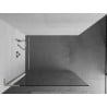 Mexen Kioto L Walk-in Shower Wall 115 x 200 cm, Transparent, Brushed Nickel - 800-115-103-97-00