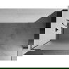 Mexen Kioto L Walk-in Shower Wall 120 x 200 cm, Frosted, Brushed Gun Gray - 800-120-103-66-30