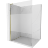 Mexen Kioto L Walk-in Shower Screen 70 x 200 cm, Transparent/Frosted, Gold - 800-070-103-50-35
