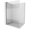 Mexen Kioto L Walk-in Shower Panel 120 x 200 cm, Transparent/Frosted, Black - 800-120-103-70-35