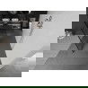 Mexen Kioto Free-standing Shower Panel 140 x 200 cm, Black Pattern 8 mm, Brushed Nickel - 800-140-002-97-78