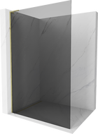 Mexen Kioto L Walk-in Shower Screen 70 x 200 cm, Graphite, Gold - 800-070-103-50-40