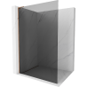 Mexen Kioto L Walk-in Shower Wall 90 x 200 cm, graphite, rose gold - 800-090-103-60-40