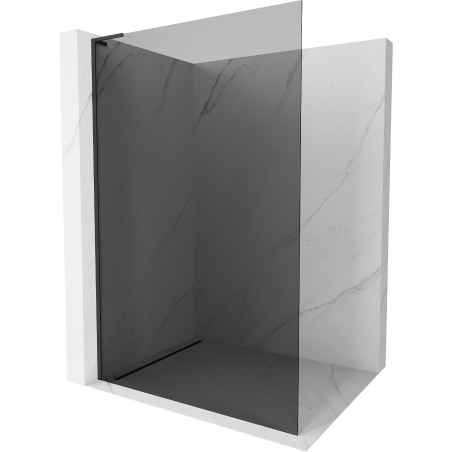 Mexen Kioto L shower screen Walk-in 70 x 200 cm, graphite, black - 800-070-103-70-40