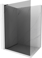 Mexen Kioto L Walk-in Shower Wall 80 x 200 cm, Graphite, Black - 800-080-103-70-40