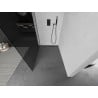 Mexen Kioto L Shower Wall Walk-in 90 x 200 cm, graphite, brushed gun gray - 800-090-103-66-40