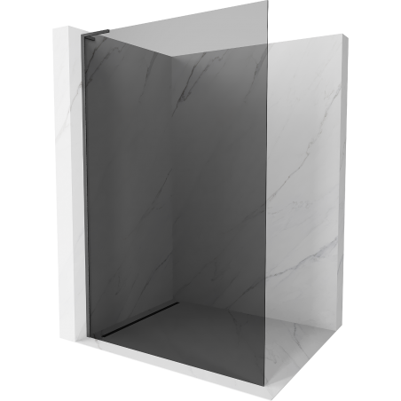 Mexen Kioto L Shower Wall Walk-in 90 x 200 cm, graphite, brushed gun gray - 800-090-103-66-40