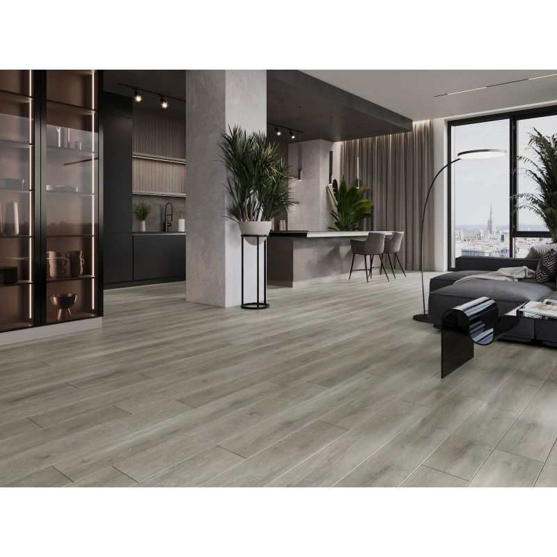 Mexen Riverdale vinyl panels 1240 x 182 mm SPC 6.5 mm, IXPE underlay 1.5 mm, 4 V-Groove, Oak - F1052-1240-182-505-4V1-01