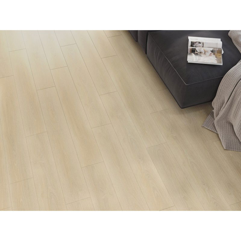 Mexen Charlotte vinyl panels 1240 x 182 mm SPC 6.5 mm, IXPE underlay 1.5 mm, 4 V-Groove, Oak - F1055-1240-182-505-4V1-01