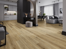 Mexen Sanford Vinyl Panels 1240 x 182 mm SPC 6.5 mm, IXPE 1.5 mm Underlayment, 4 V-Grooves, Oak - F1059-1240-182-505-4V1-01