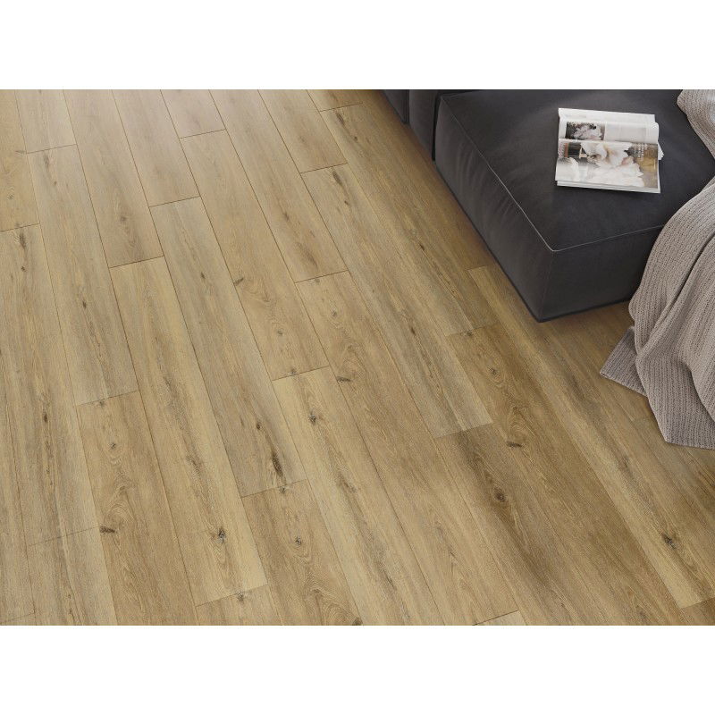 Mexen Sanford vinyl panels 1240 x 182 mm SPC 6.5 mm, IXPE underlay 1.5 mm, 4 V-Groove, Oak - F1059-1240-182-505-4V1-01