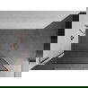 Mexen Kioto L Walk-in Shower Panel 100 x 200 cm, Black Pattern, Rose Gold - 800-100-103-60-70