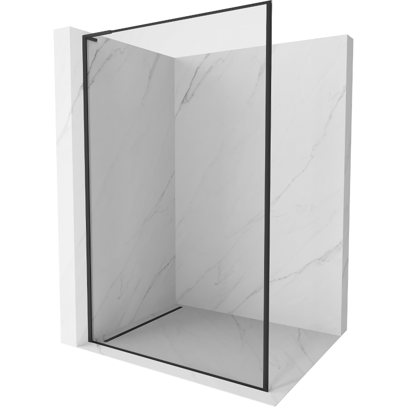 Mexen Kioto L Walk-in Shower Wall 90 x 200 cm, black pattern, black - 800-090-103-70-70