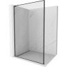 Mexen Kioto L Walk-in Shower Wall 90 x 200 cm, black pattern, black - 800-090-103-70-70