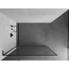 Mexen Kioto L Walk-in Shower Wall 90 x 200 cm, black pattern, black - 800-090-103-70-70