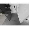Mexen Kioto L Walk-in Shower Wall 90 x 200 cm, black pattern, black - 800-090-103-70-70