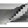 Mexen Kioto L Walk-in Shower Panel 70 x 200 cm, Black Pattern, Brushed Gold - 800-070-103-55-77