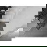 Mexen Kioto L Walk-in Shower Wall 90 x 200 cm, Black Pattern, White - 800-090-103-20-78