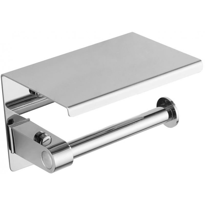 Mexen paper holder with shelf, chrome - 701197-00