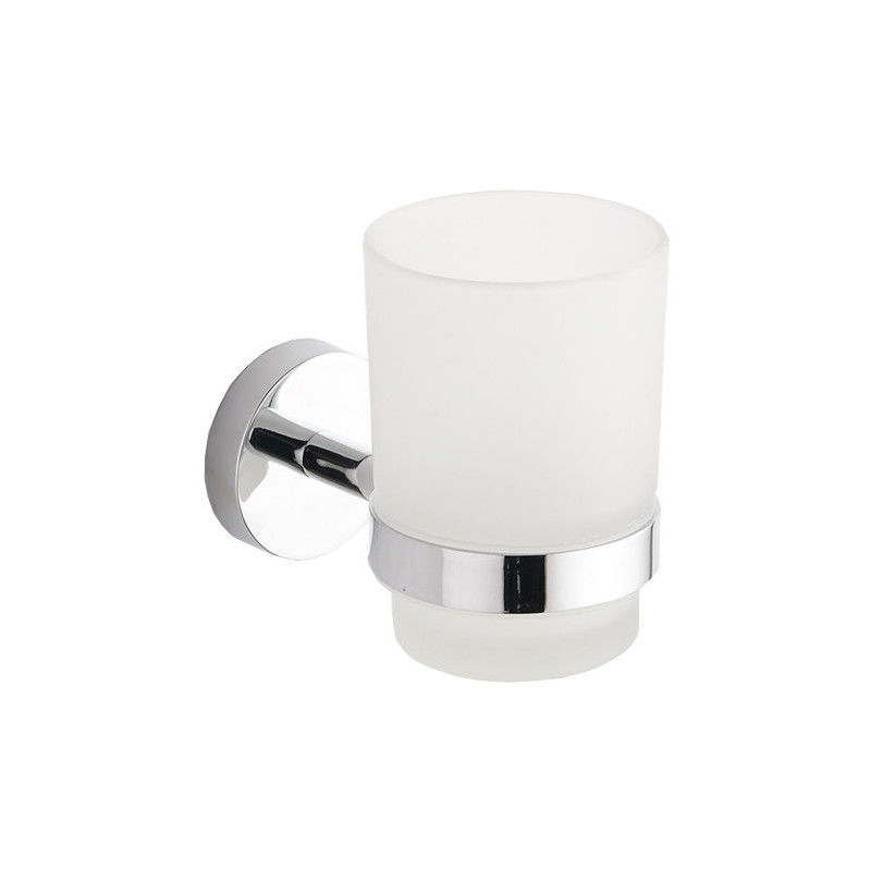 Mexen Tiber toothbrush cup, Chrome - 7050538-00
