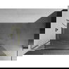 Mexen Kioto L Walk-in Shower Wall 120 x 200 cm, white pattern, brushed gold - 800-120-103-55-97