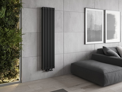 Mexen Denver decorative radiator 1600 x 378 mm, 1487 W, anthracite - W215-1600-378-00-66