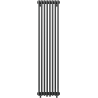 Mexen Denver decorative radiator 1600 x 378 mm, 1487 W, anthracite - W215-1600-378-00-66
