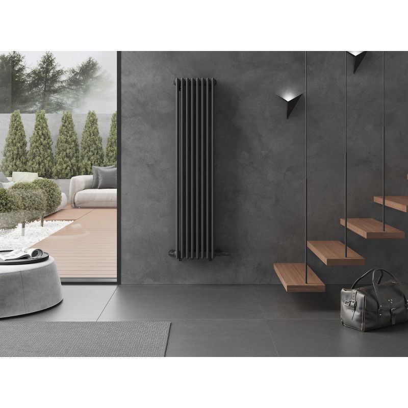 Mexen Denver Decorative Radiator 1600 x 378 mm, 1487 W, Anthracite - W215-1600-378-00-66