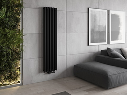 Mexen Denver decorative radiator 1600 x 378 mm, 1487 W, Black - W215-1600-378-00-70