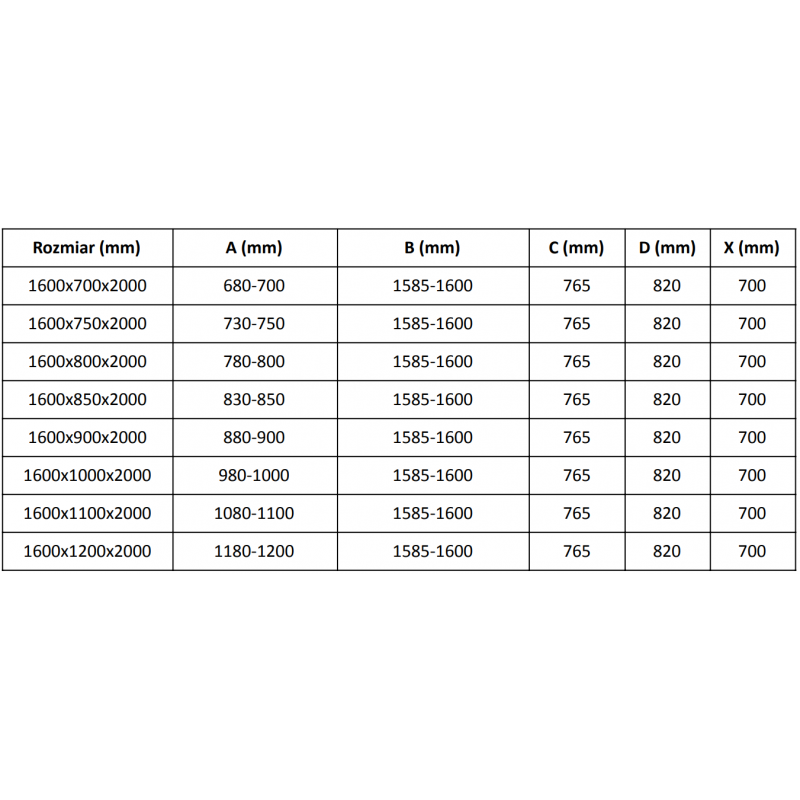 Mexen Velar sliding shower cabin 160 x 100 cm, graphite, white - 871-160-100-41-20