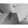 Mexen Kioto Walk-in Shower Screen 130 x 200 cm, transparent/frosted 8 mm, gun metal - 800-130-101-95-35